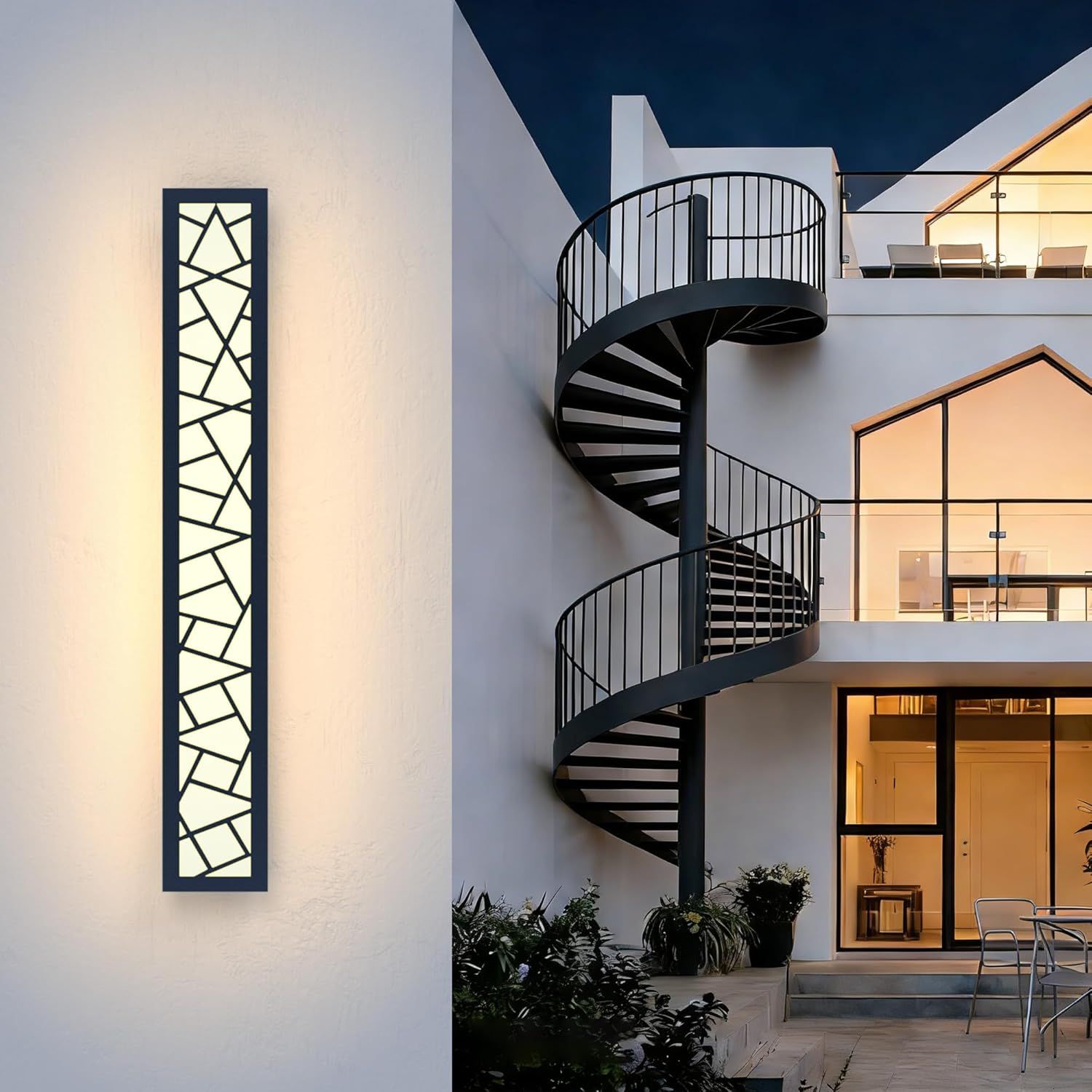 Luces de Pared decorativa para exterior de 80cm