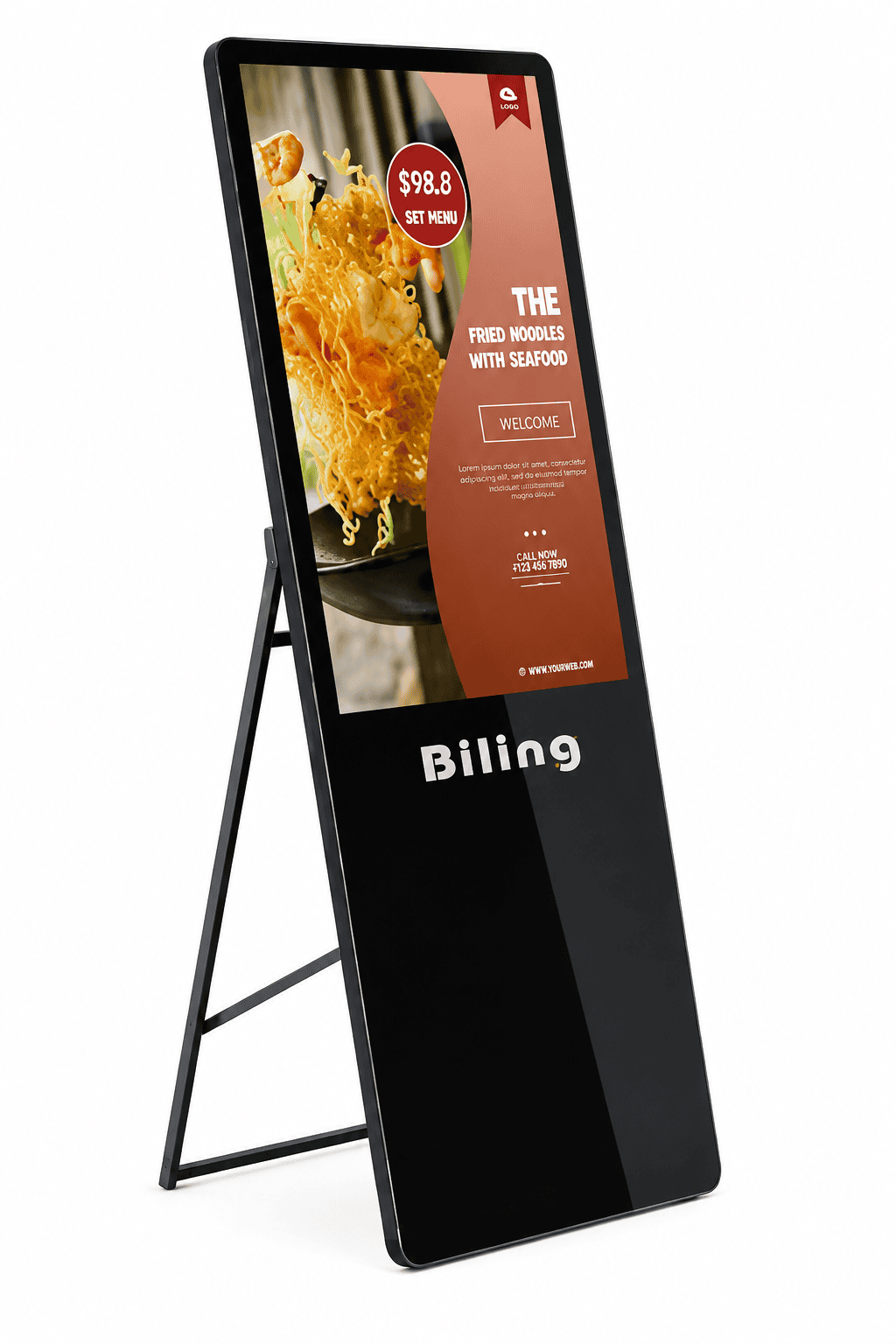 Pantalla Publicitaria Portátil 32" Touch