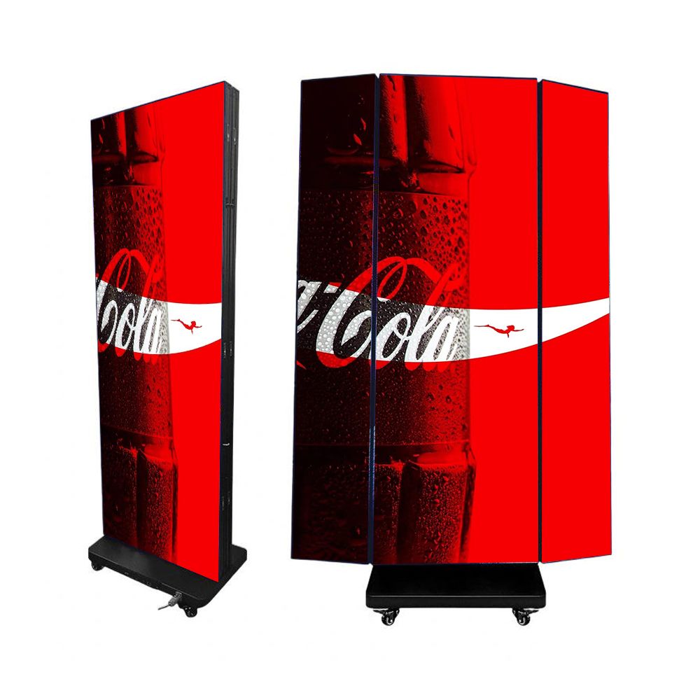 Pantalla LED Poster Tri-Fold Iterior P2.5