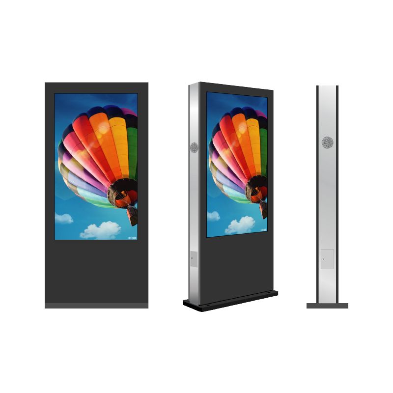 Pantalla Publicitaria Digital 55" Exterior Alta Brillo Doble Pantalla